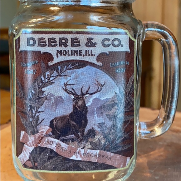 John Deere Other - John Deere “50 Years of Progress” Mason Jar Mug